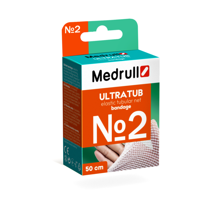 Medrull Ultratub joustava putkiside N2 2cmx50cm 1 kpl kuva 2