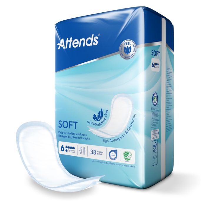 Attends Soft 6 Super tippasuoja 38 kpl kuva 2