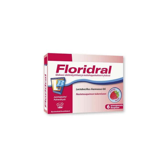 Floridral vadelma annosjauhe 6x6,8 g