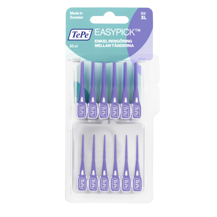 TePe hammastikku EasyPick XL lila 36 kpl kuva 1