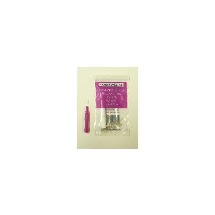 DOFT HAMMASVÄLIHARJA 0.5 MM LILA 12 KPL
