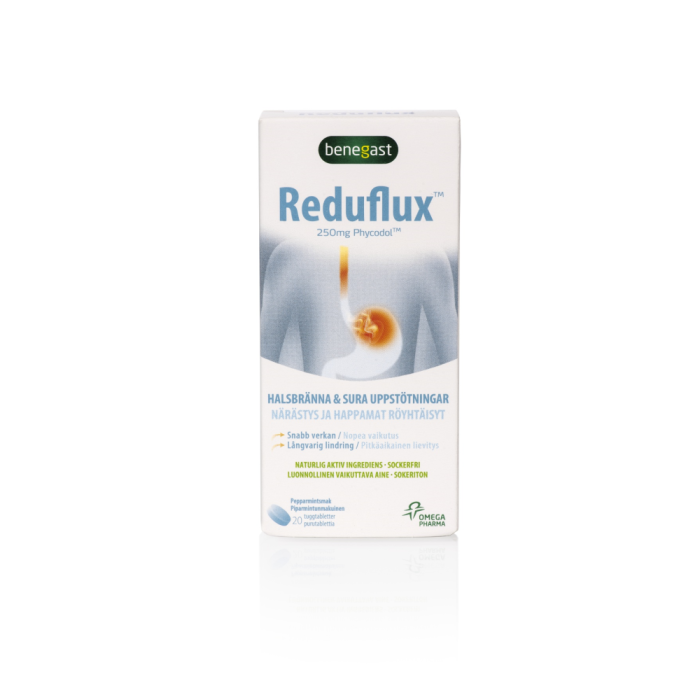 1000019302_BENEGAST_REDUFLUX_CHEW_PEPPERMINT_20_PURUTABL_pakkauskuva_Pakkauskuva13712_jpg