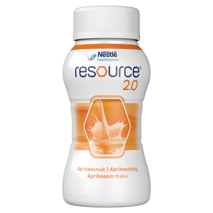 Resource 2.0 Aprikoosi 4X200 ml kuva 2