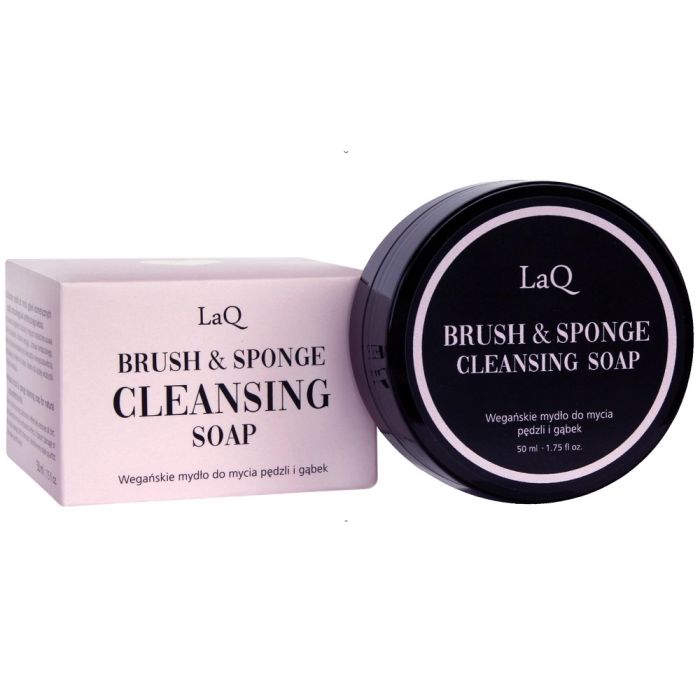 LaQ Meikkisienten ja siveltimien puhdistus Sponge&Brush saippua 50 ml kuva 2