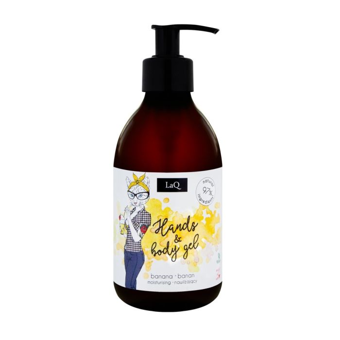 LaQ Käsien ja vartalon pesu-/suihkugeeli Banana 300 ml kuva 2