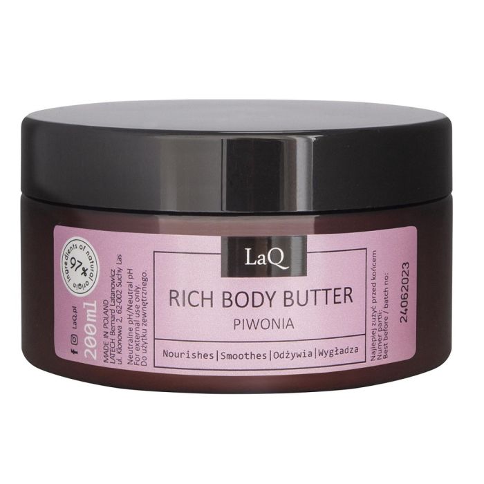LaQ Täyteläinen vartalovoide Peony Rich Body Cream 200 ml kuva 2