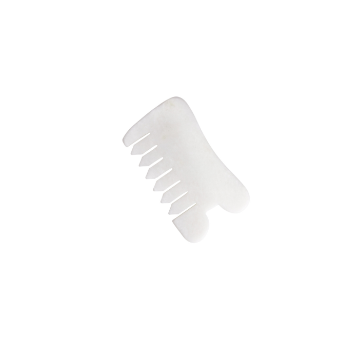 Gua sha -kampa, valkoinen 1 kpl