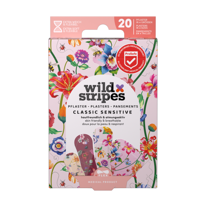 Wild Stripes Sensit. Vintage Flowers 20 kpl