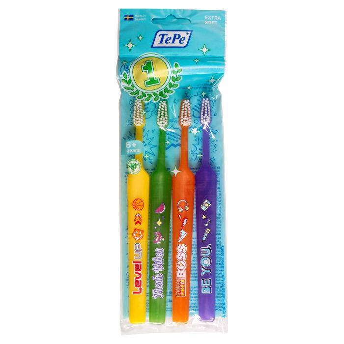 TePe Hammasharja Kids X-Soft 4 kpl kuva 3
