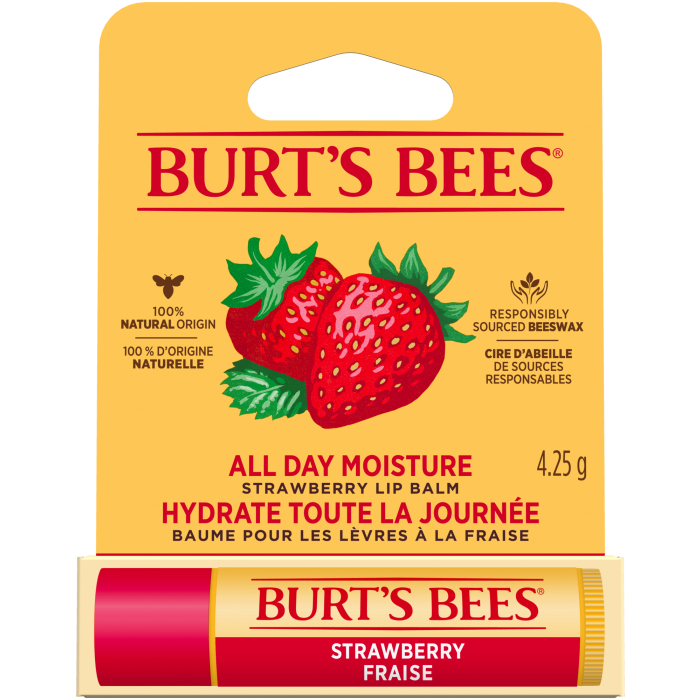 Burts Bees Lip Balm Strawberry 4,25 g