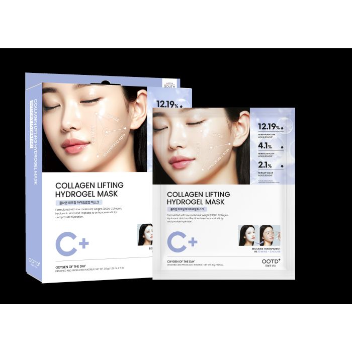 OOTD Collagen lifting hydrogel mask 5 kpl