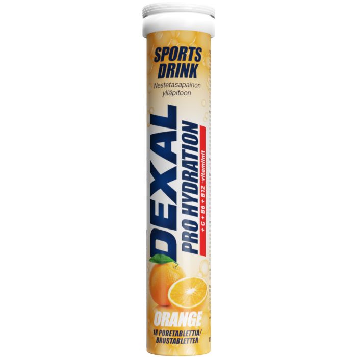 Dexal Pro Hydration orange+C+B6+B12 18 kpl