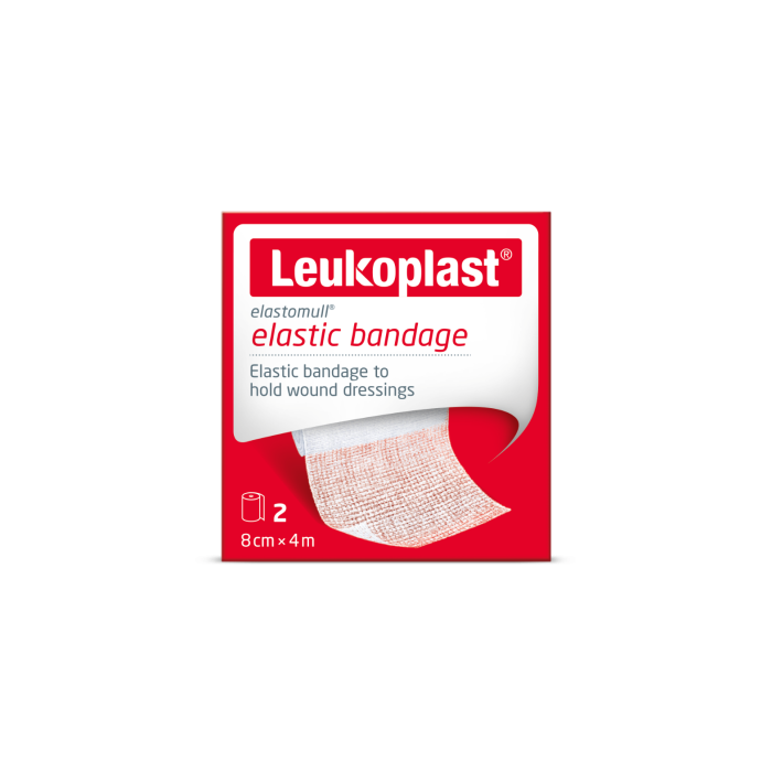 LEUKOPLAST ELASTOMULL 8CMX4M WHITE (79996-07) 2 KPL kuva 2