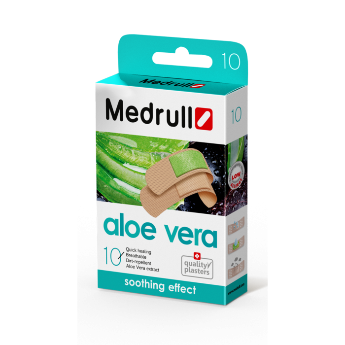 Medrull Aloe Vera antibakteerinenlaastari 10 kpl