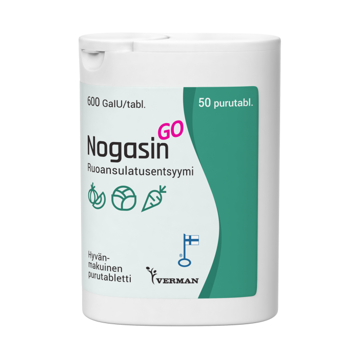 Nogasin GO 50 tablettia