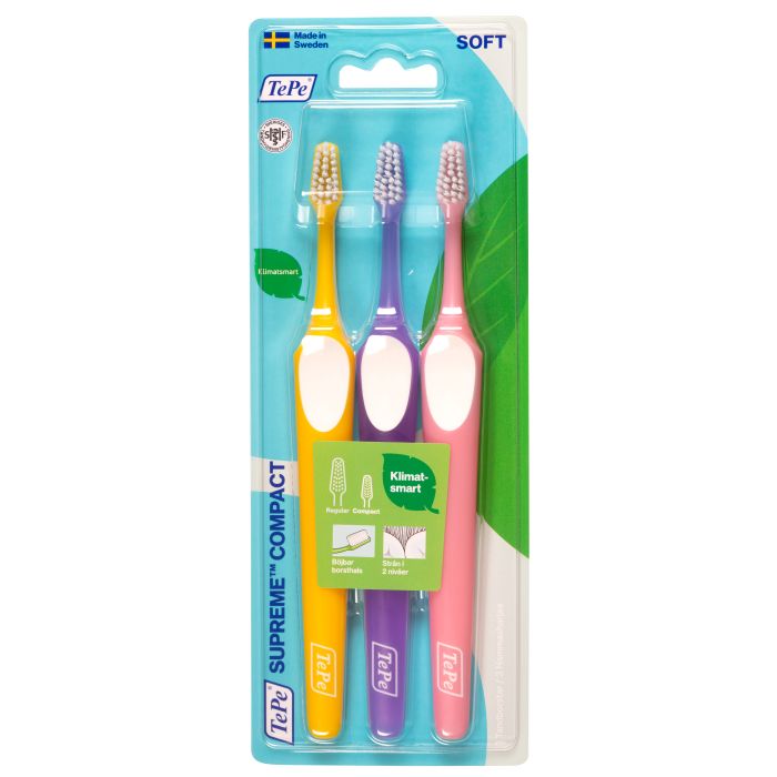 TePe hammasharja Supreme Compact Soft 3 kpl