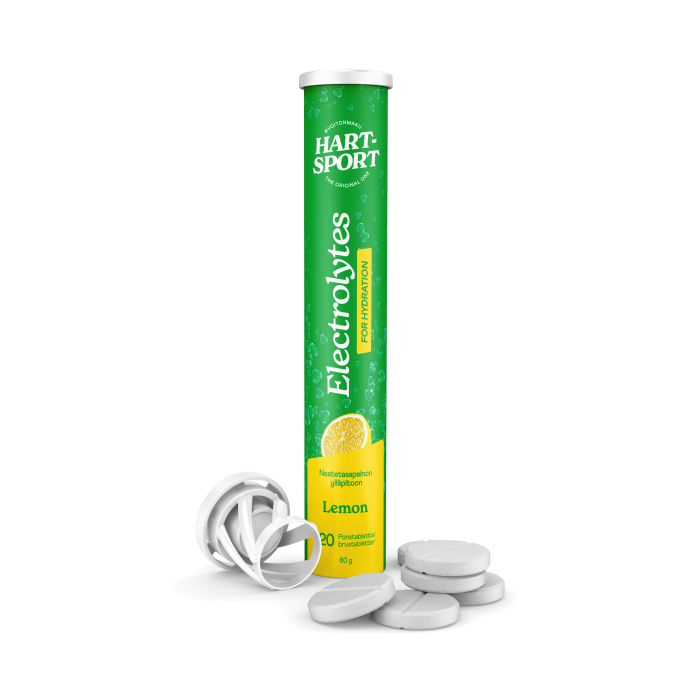 Hart-Sport Electrolytes Poretabletti sitruuna 20 kpl