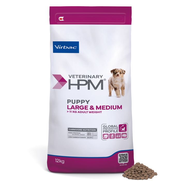 Virbac HPM Dog Puppy Large & Medium 12 kg kuva 3
