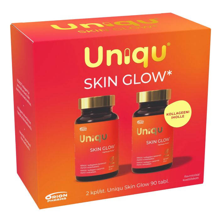 Uniqu Skin Glow Giftpack 2 x 90 tabl kuva 4