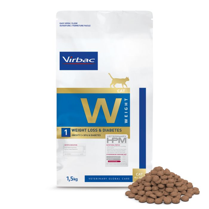 Virbac HPM Cat Weight Loss & Diab. W1 3 kg kuva 2