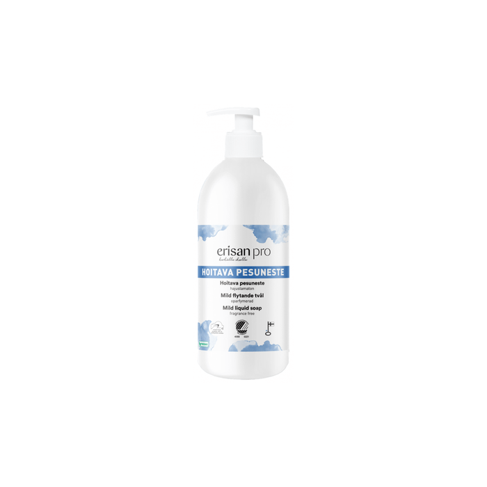 Erisan hoitava pesuneste hajustamaton pumppupullo 500 ml