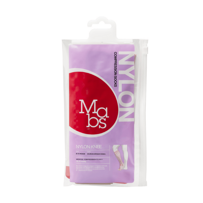 Mabs Nylon tukisukka beige L 1 pari