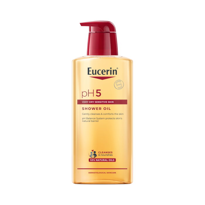 Eucerin pH5 Shower Oil, hajustettu 400 ml kuva 3