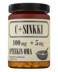 APTEEKIN OMA C-VITAMIINI+ZN 100 tabl