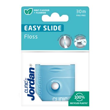 Clinic by Jordan 30m Easy Slide Floss hammaslanka 1 kpl