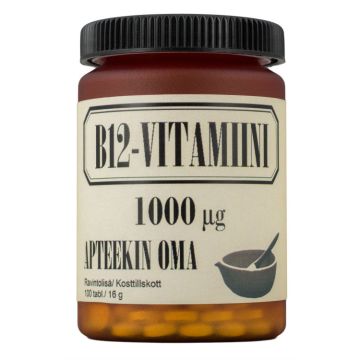 APTEEKIN OMA B12 1000 MIKROG 100 tabl