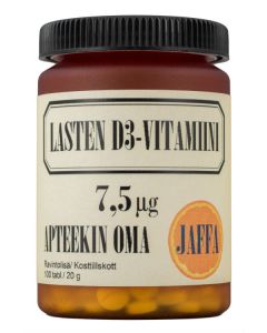 APTEEKIN OMA LASTEN D3-VITAMIINI 7,5 MIKROG 100 tabl
