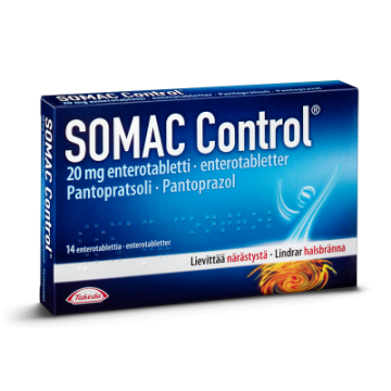 SOMAC CONTROL enterotabletti 20 mg 14 fol