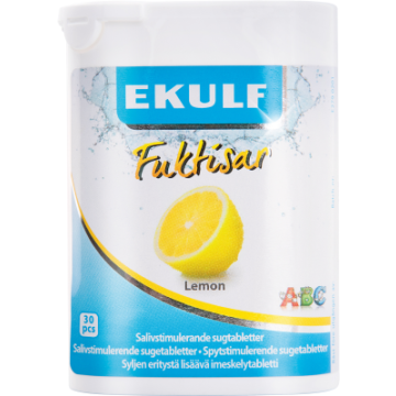 Fuktisar Sitruuna kuivan suun tabletti 30 tabl