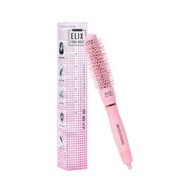 SisterYoung ELIX CERA HEAT PINK keraaminen pyöreä hiusharja 25 mm 1 kpl