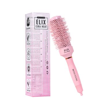 SisterYoung ELIX CERA HEAT PINK keraaminen pyöreä hiusharja 43 mm 1 kpl