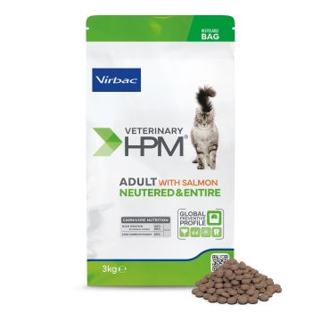 Virbac HMP Cat Adult Neutered & Entire with Salmon 3 KG