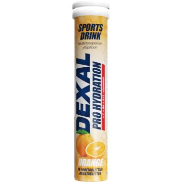 Dexal Pro Hydration appelsiini +C+B6+B12 poretabletti 18 kpl