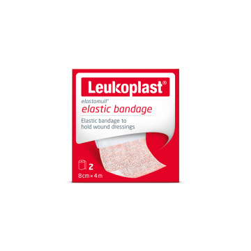 LEUKOPLAST ELASTOMULL 8CMX4M WHITE (79996-07) 2 KPL