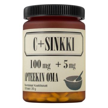 APTEEKIN OMA C-VITAMIINI+ZN 100 tabl