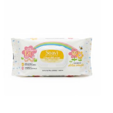 MEDS SOAVI BABYNETTE ACQUA Vauvan puhdistuspyyhe biohajoava 64 kpl