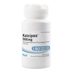 KALCIPOS tabletti, kalvopäällysteinen 500 mg 180 kpl