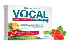 Vocal Kids mansikka pastilli 24 kpl